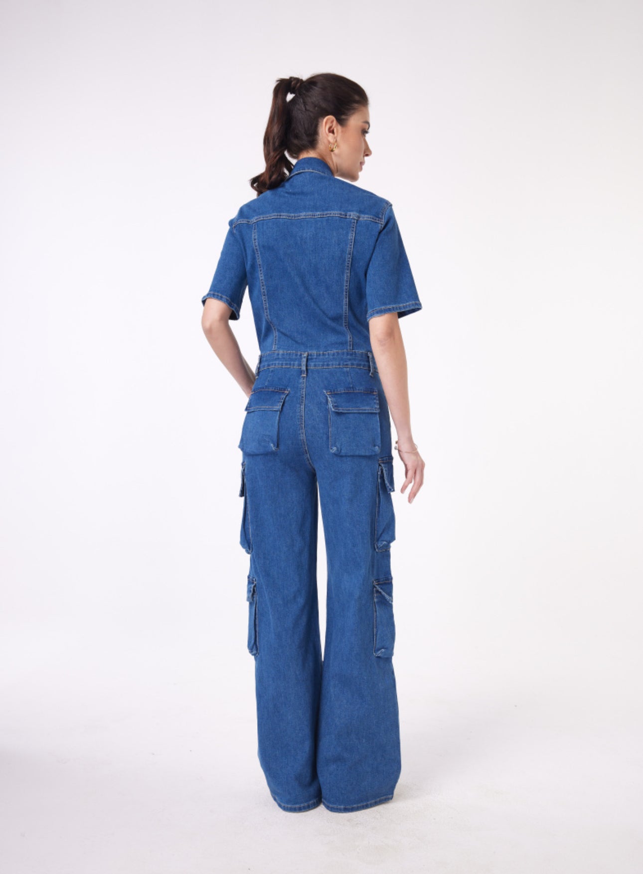Denim jumpsuit