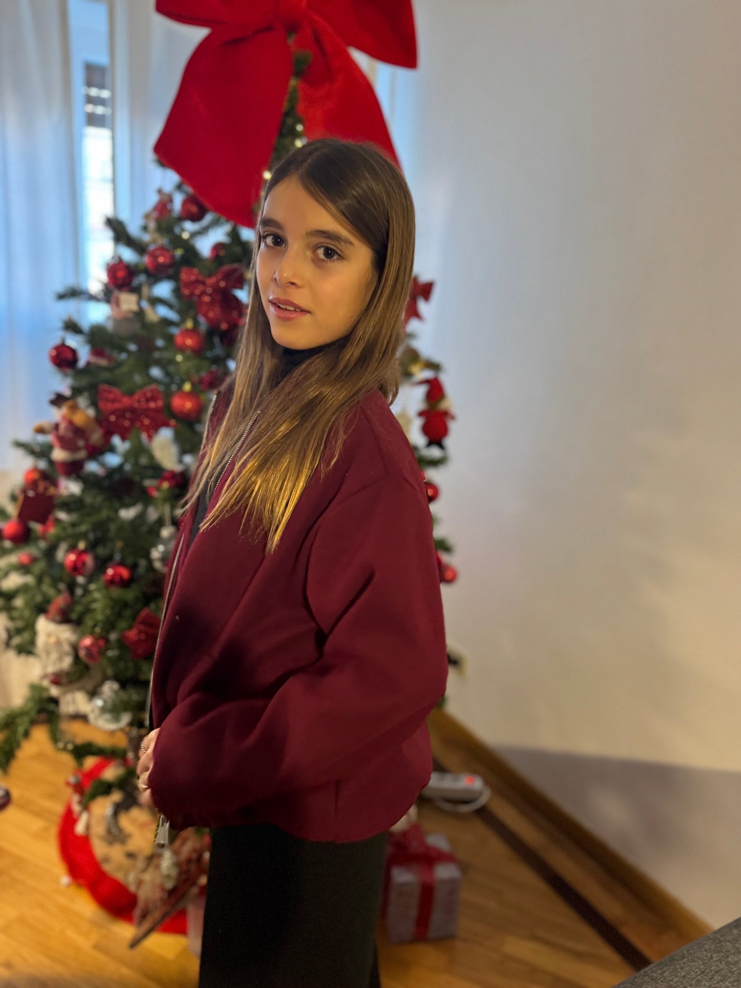 Bomber bordeaux