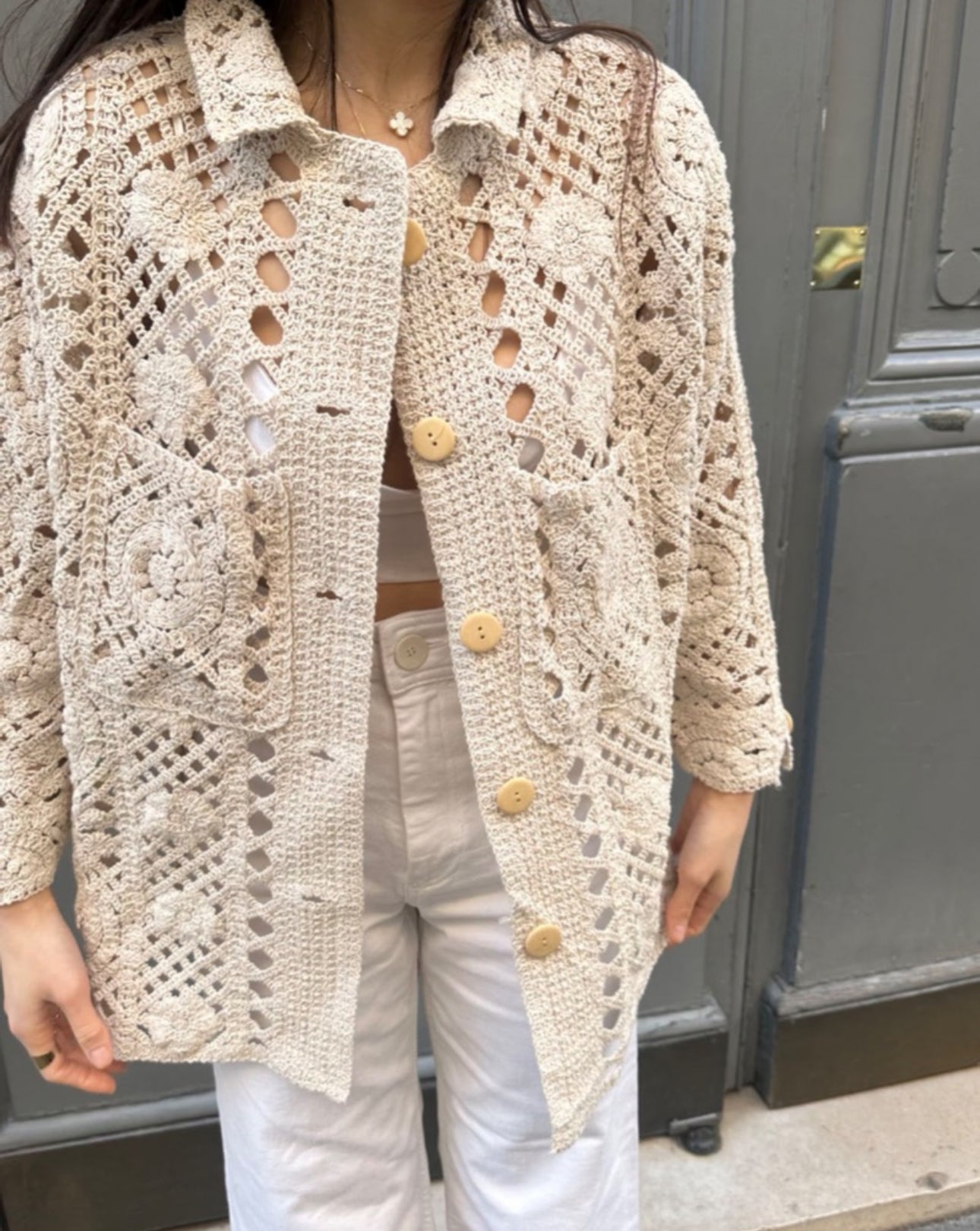 Crochet vest