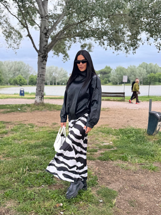 Zebra skirt