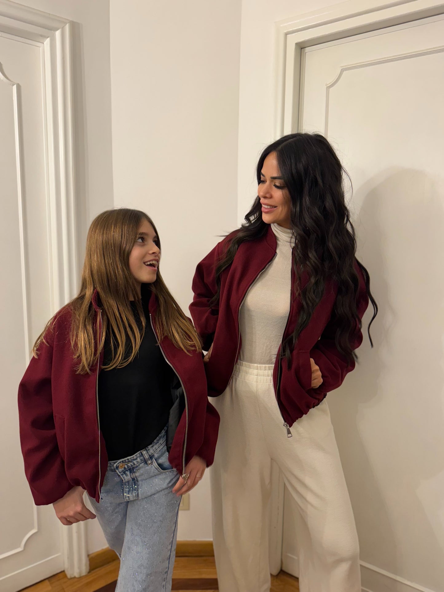 Bomber bordeaux