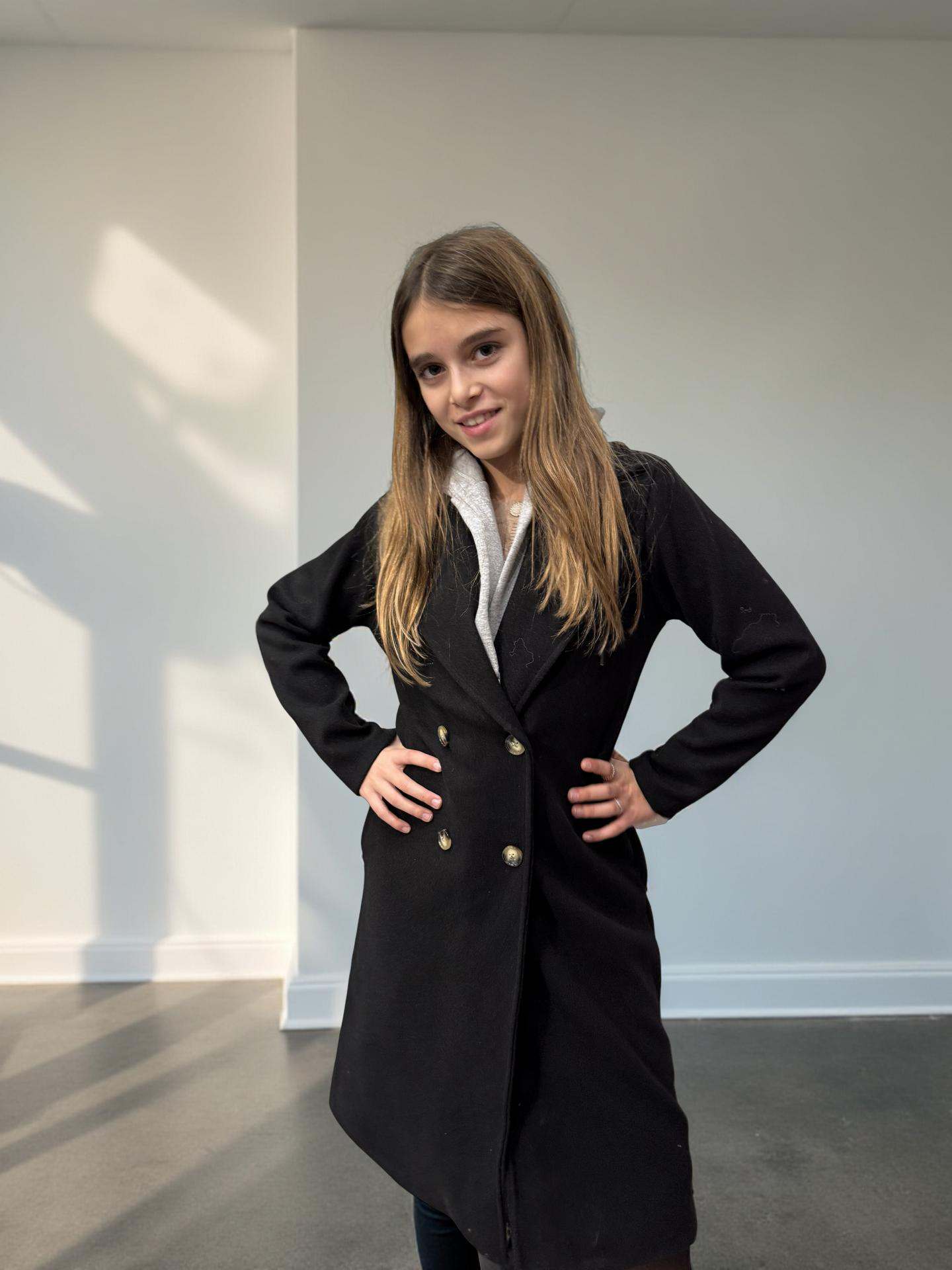 Cappotto con cappuccio