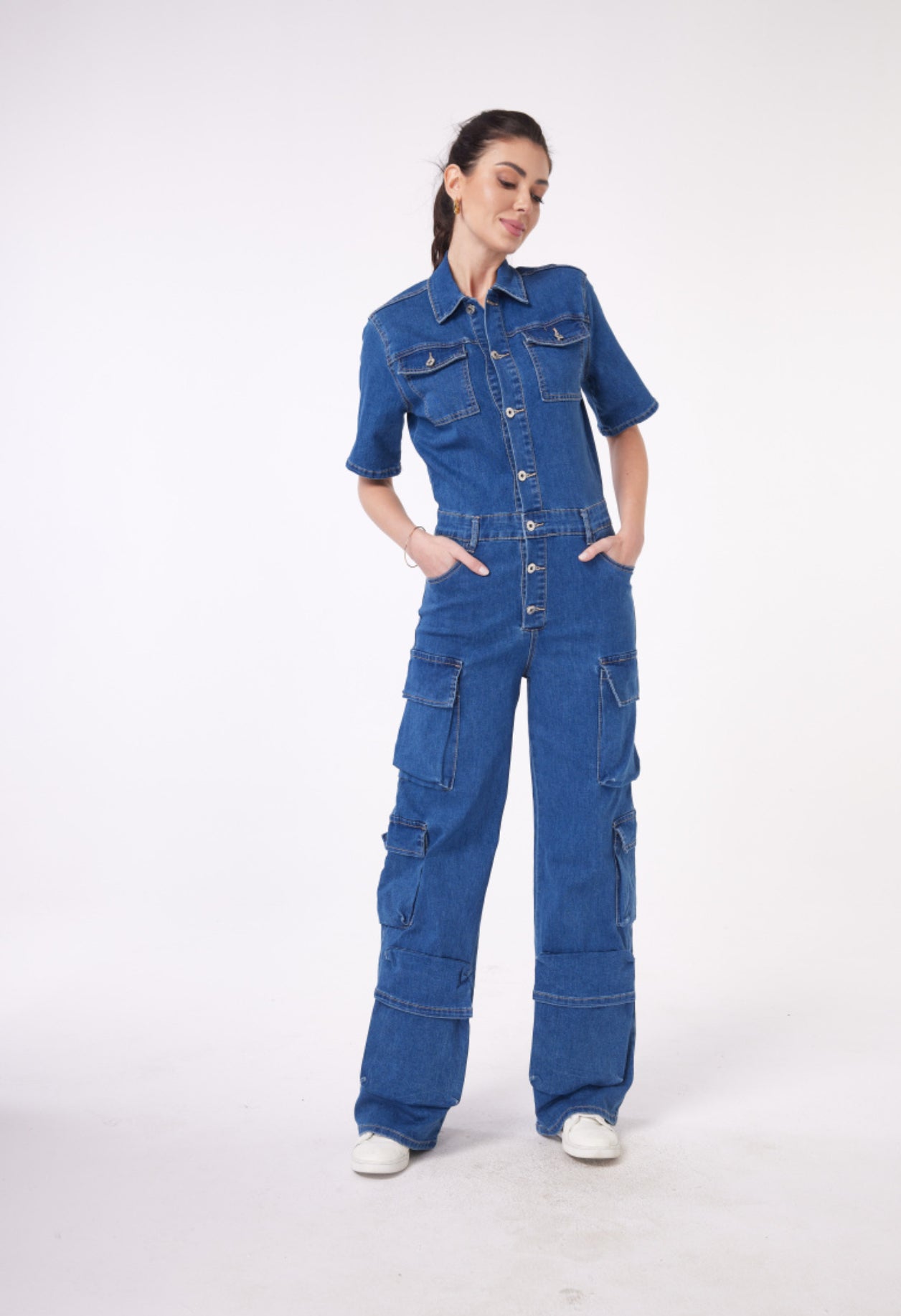 Denim jumpsuit