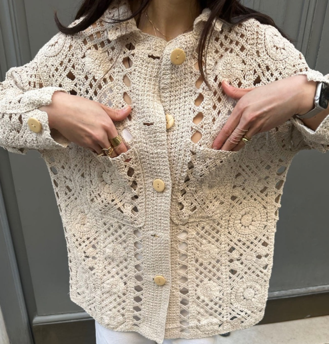 Crochet vest