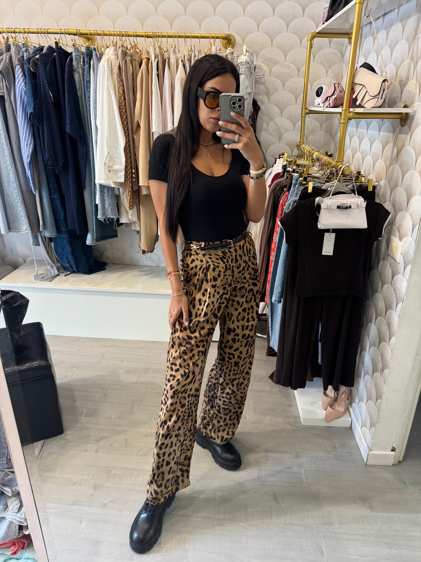 Leopard pants