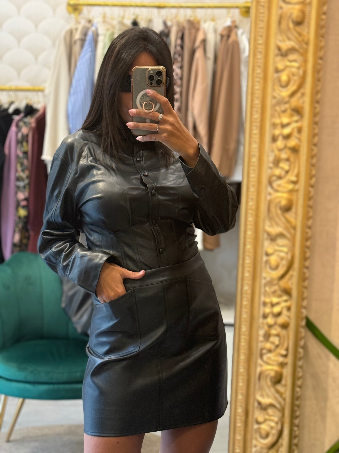 Leather Skirt
