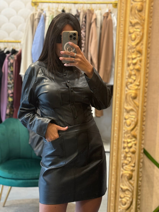 Leather Skirt