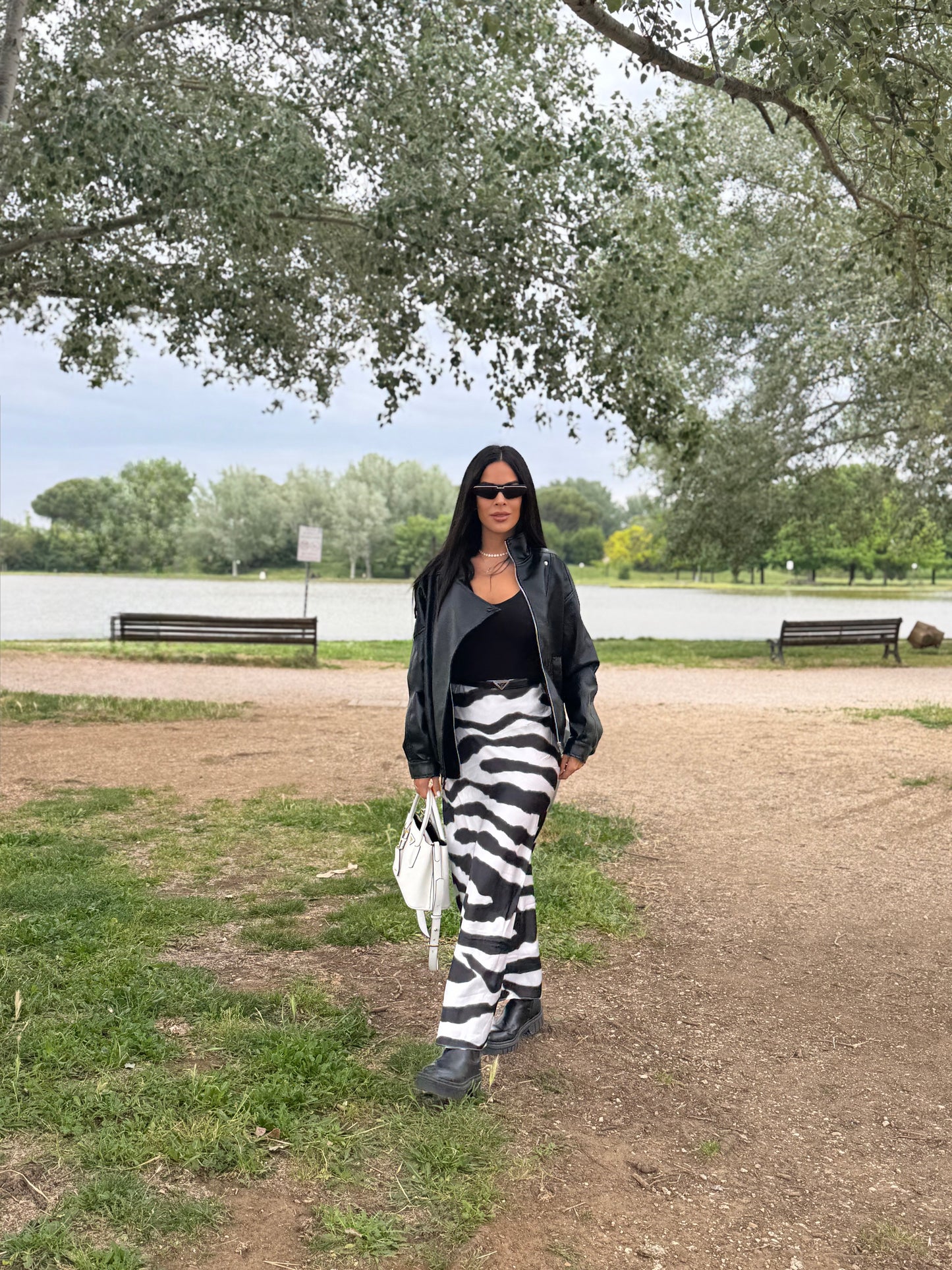 Zebra skirt