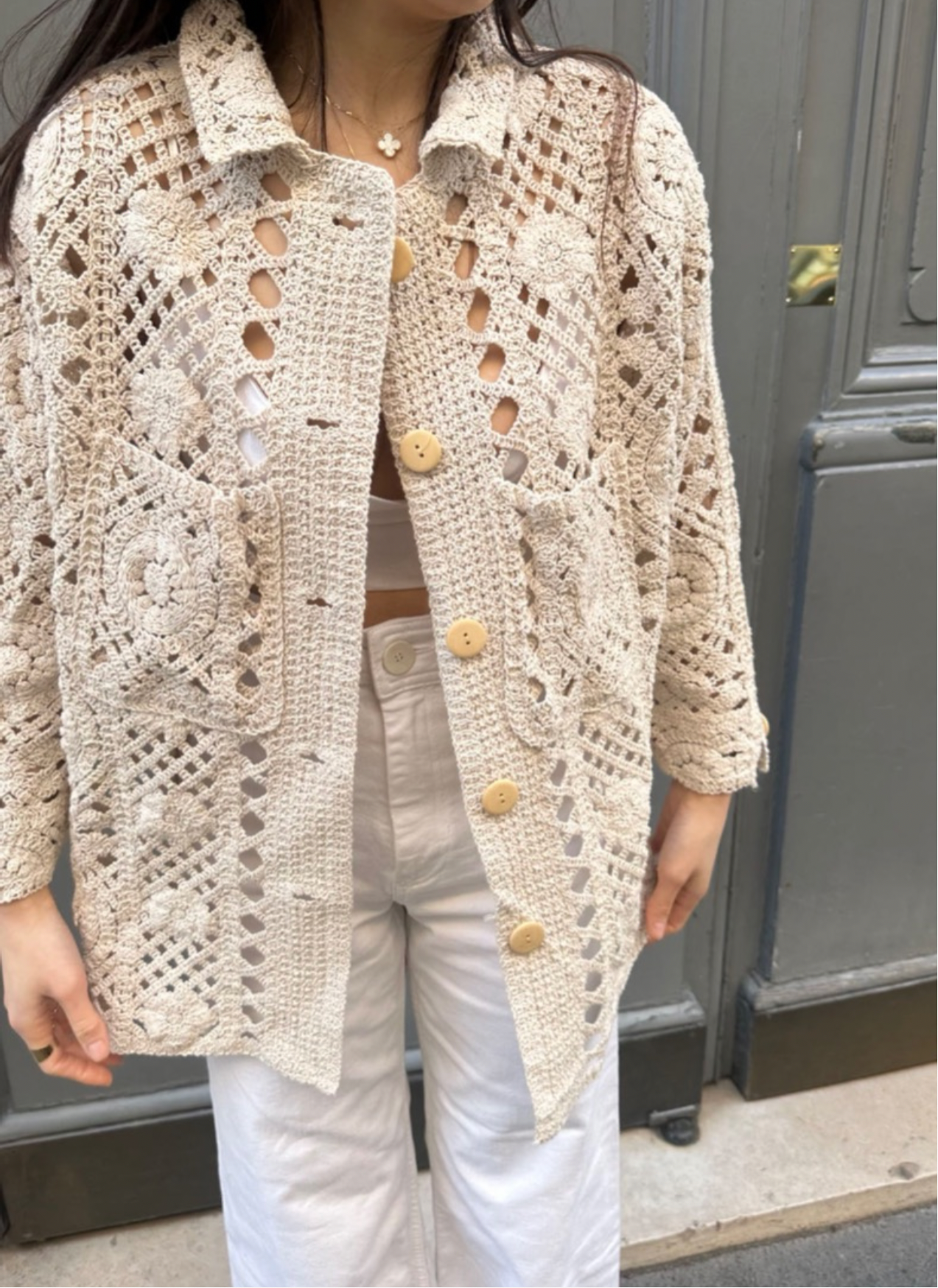 Crochet vest