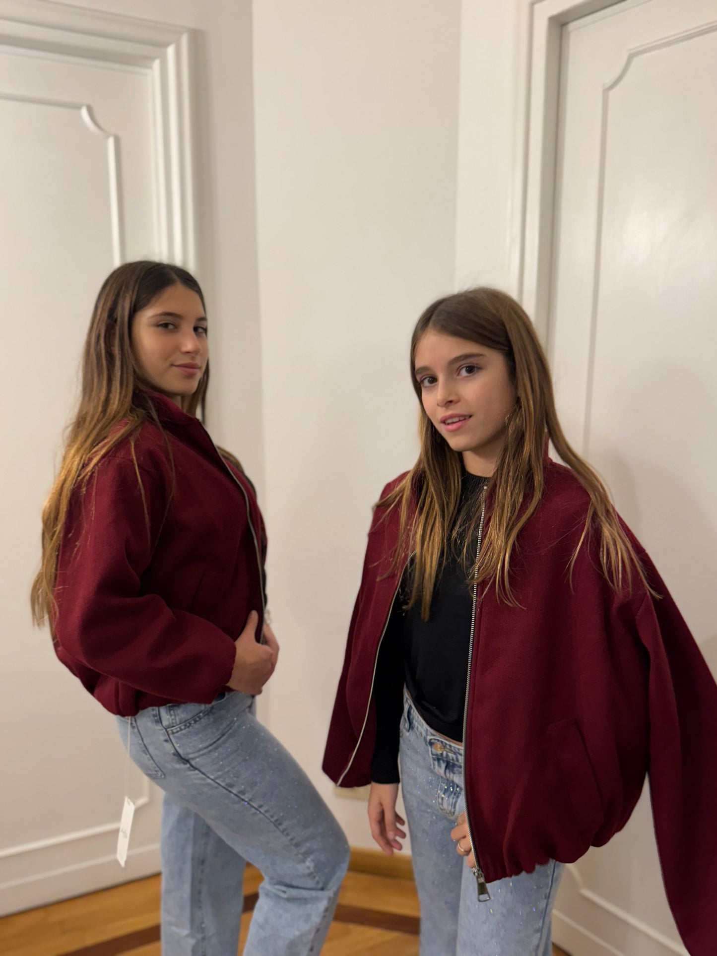 Bomber bordeaux